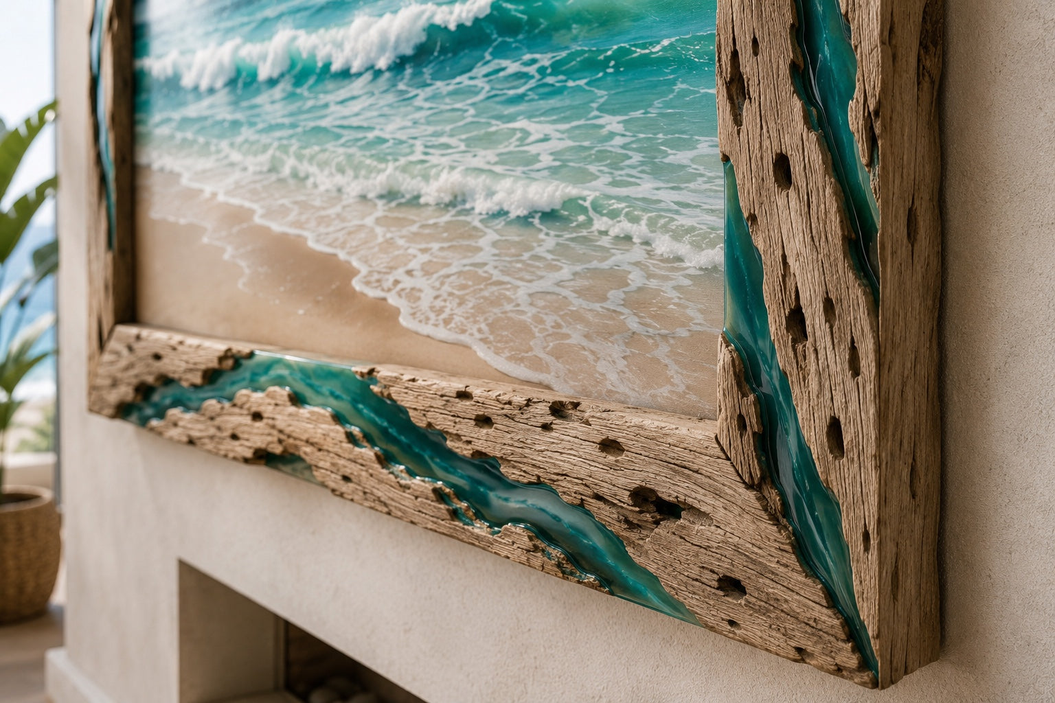 Coastal Living — Ocean & Driftwood Concept